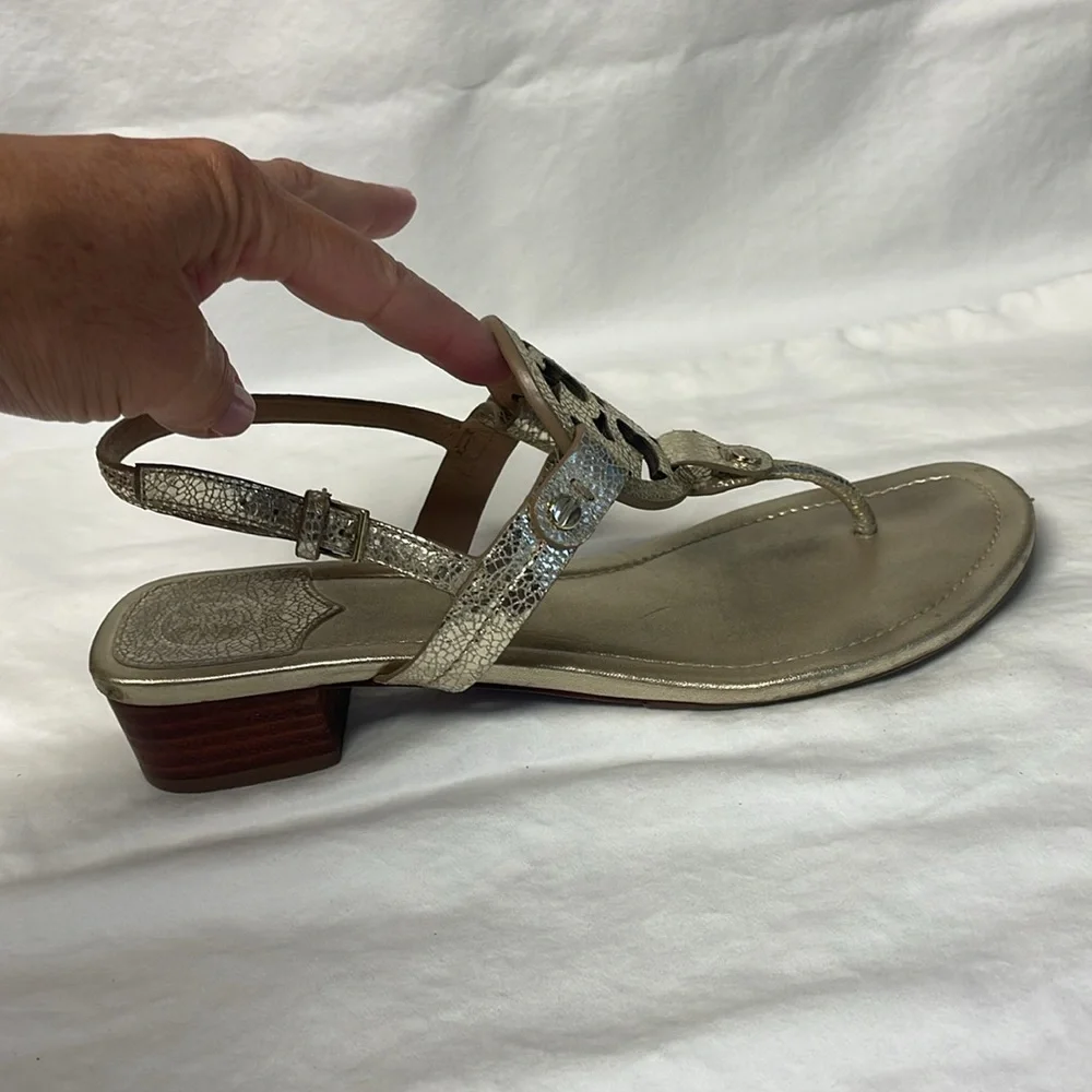 Tory Burch Gold Women's Sandals - Picture 4 of 10